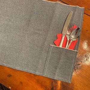 J Stark chambrays placemats. Set of 4!